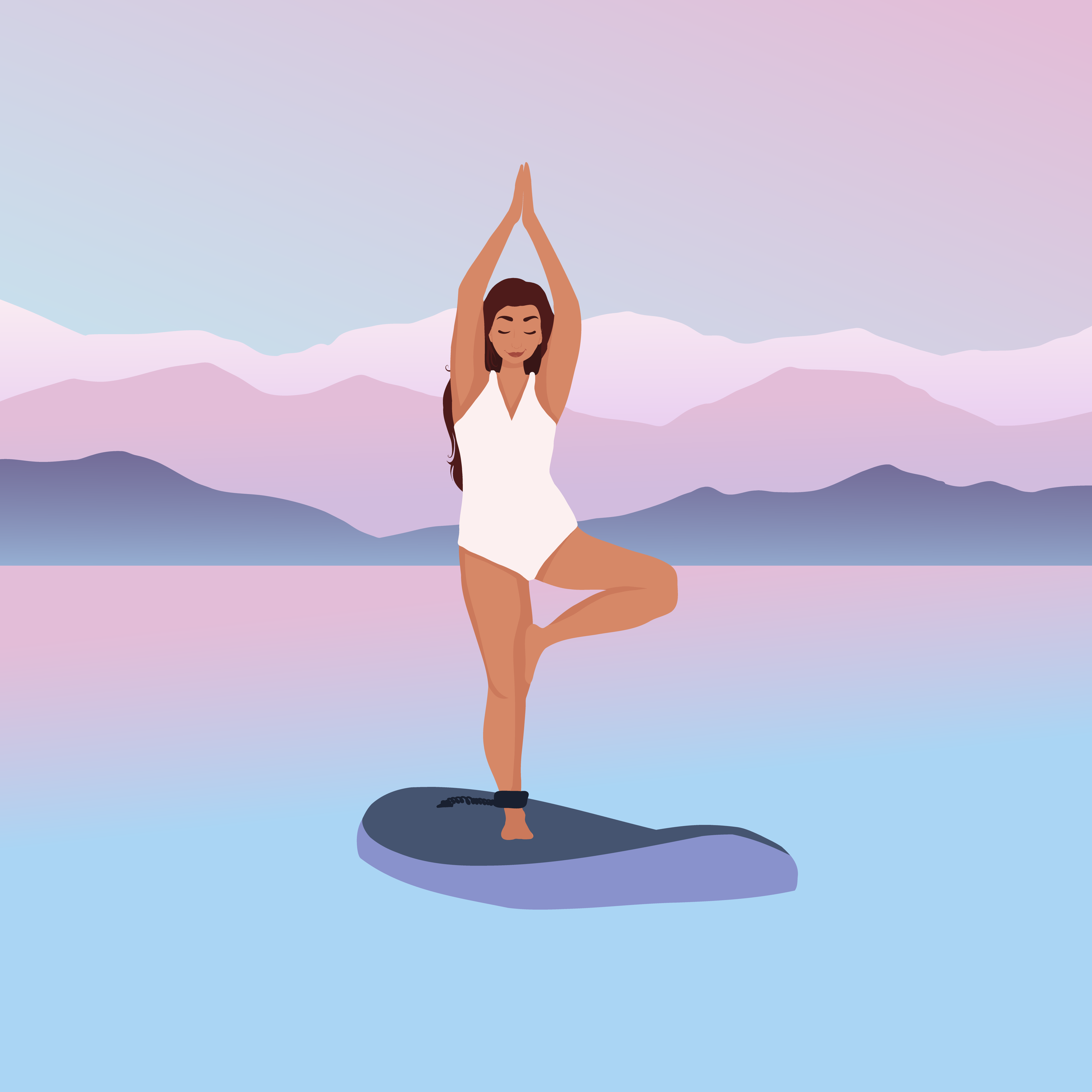 12 SUP yoga poses to strike on your board before fall