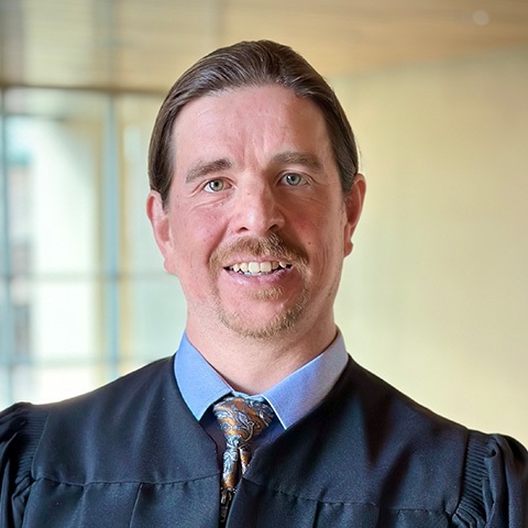 Portrait of Judge Klare wearing his Judicial Robe.